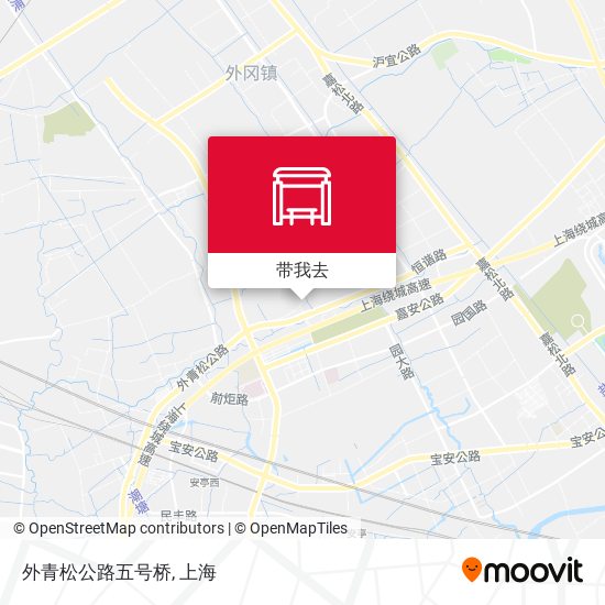 外青松公路五号桥地图