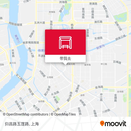 归昌路五莲路地图