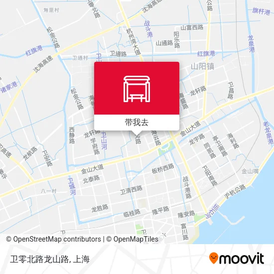 卫零北路龙山路地图