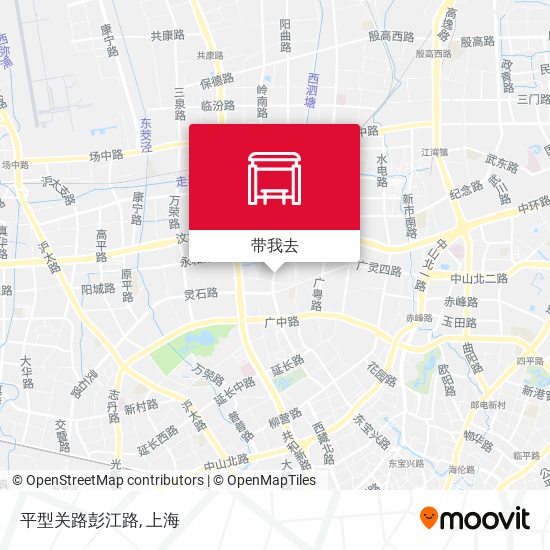 平型关路彭江路地图