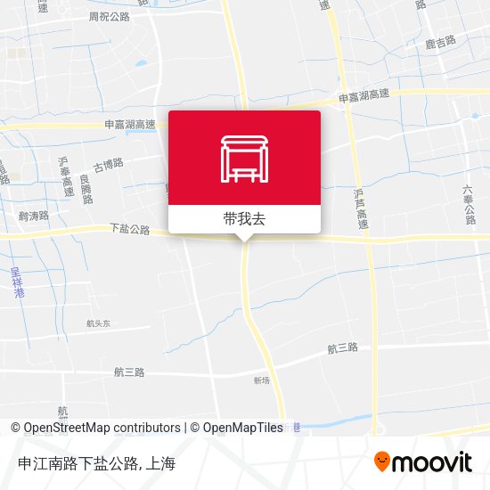 申江南路下盐公路地图