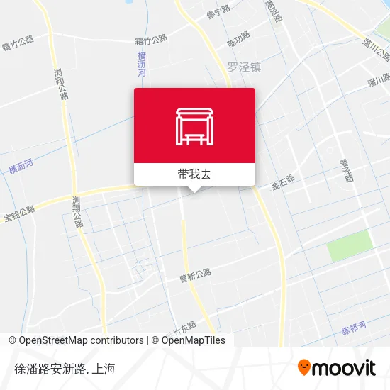 徐潘路安新路地图