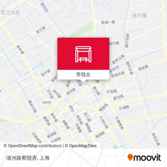 清河路察院弄地图