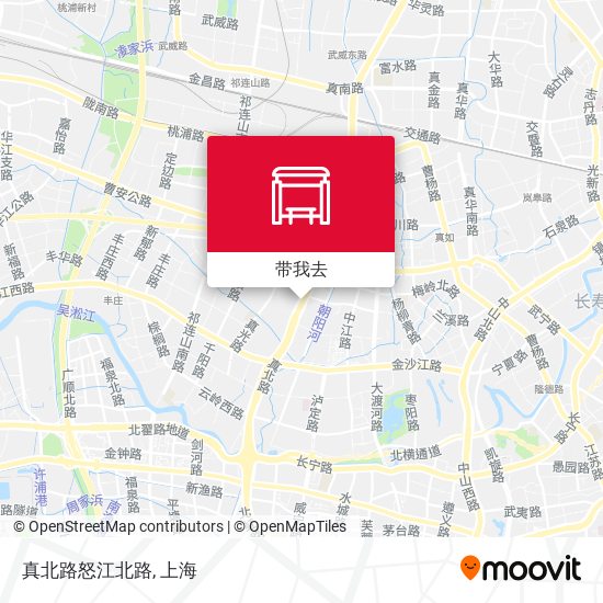 真北路怒江北路地图