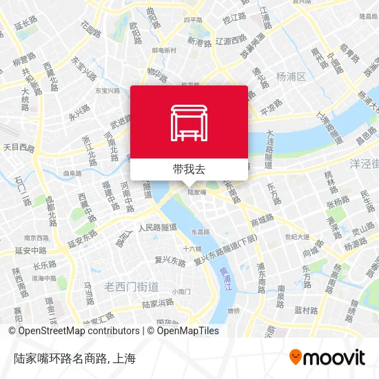 陆家嘴环路名商路地图