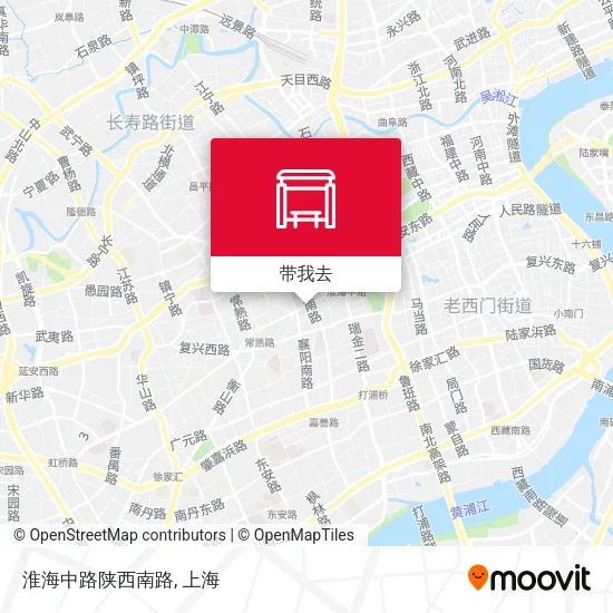 淮海中路陕西南路地图