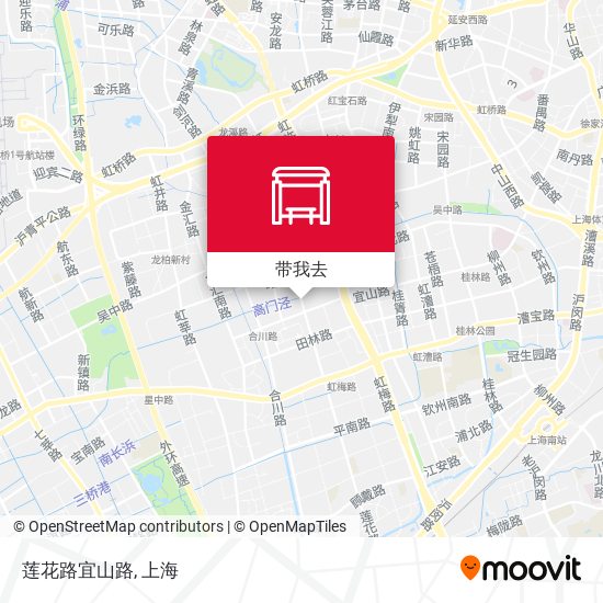 莲花路宜山路地图