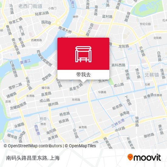 南码头路昌里东路地图