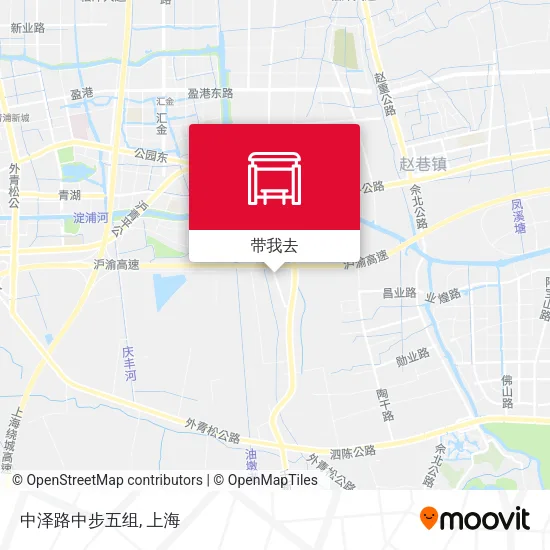 中泽路中步五组地图
