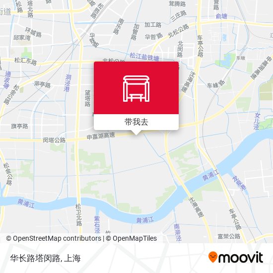 华长路塔闵路地图