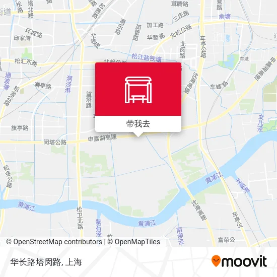 华长路塔闵路地图