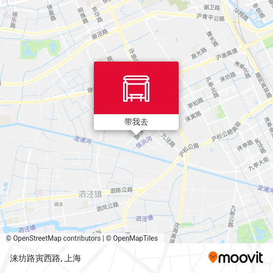涞坊路寅西路地图
