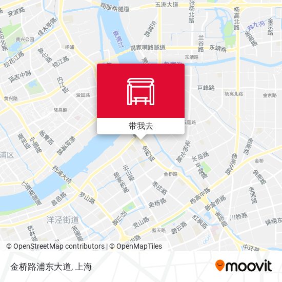 金桥路浦东大道地图