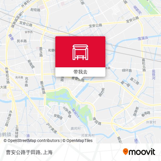 曹安公路于田路地图