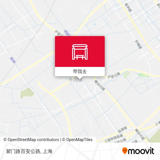 瞿门路百安公路地图