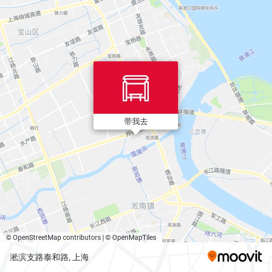 淞滨支路泰和路地图