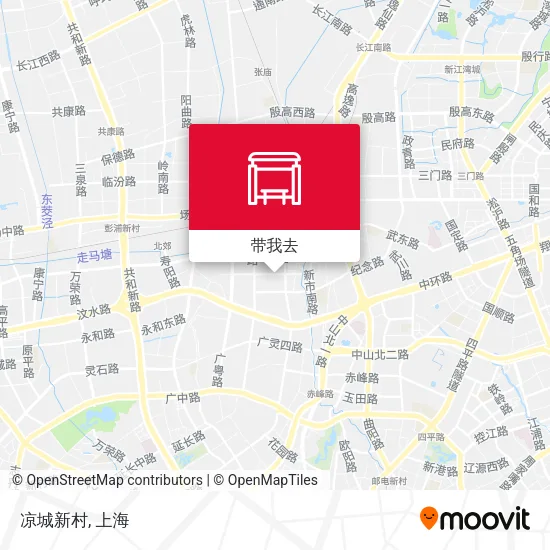 凉城新村地图