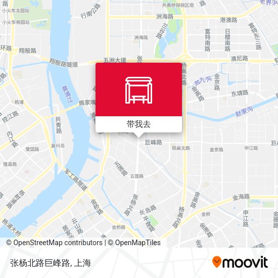 张杨北路巨峰路地图
