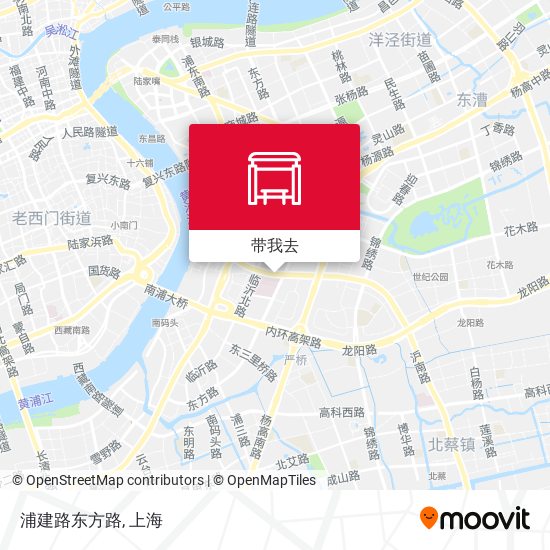 浦建路东方路地图