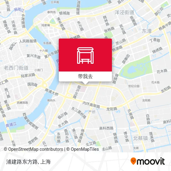 浦建路东方路地图