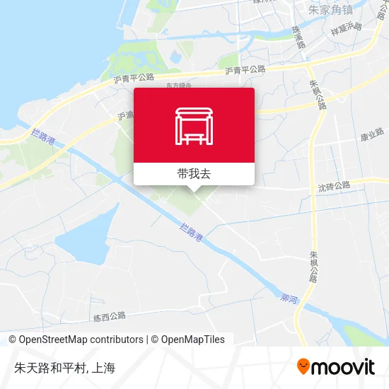 朱天路和平村地图