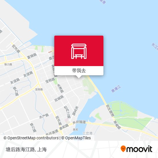 塘后路海江路地图