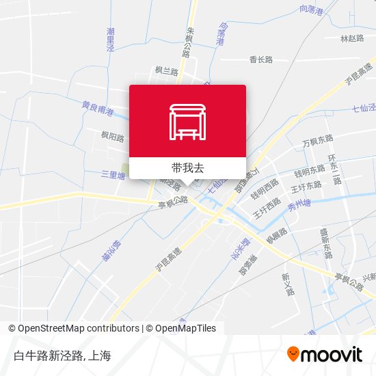 白牛路新泾路地图