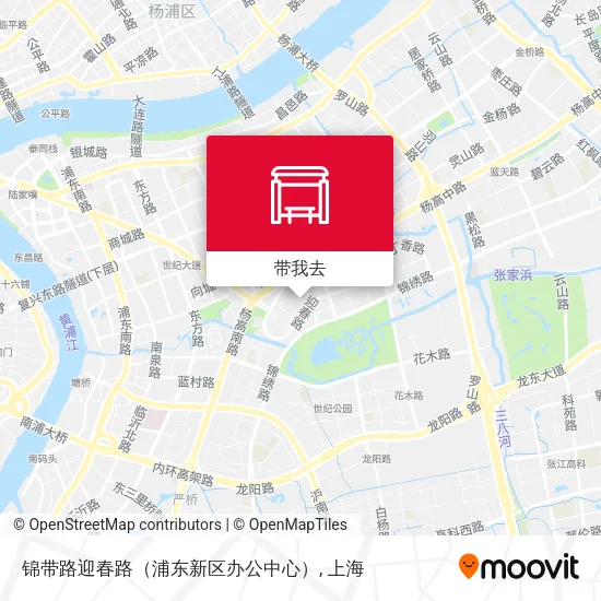 锦带路迎春路（浦东新区办公中心）地图