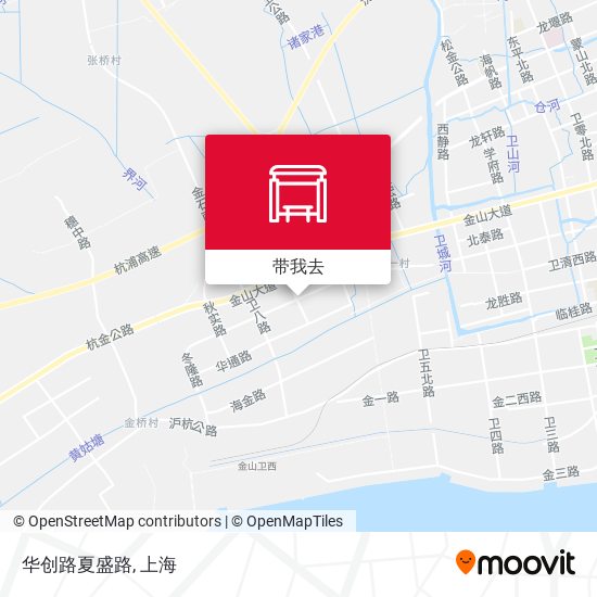华创路夏盛路地图