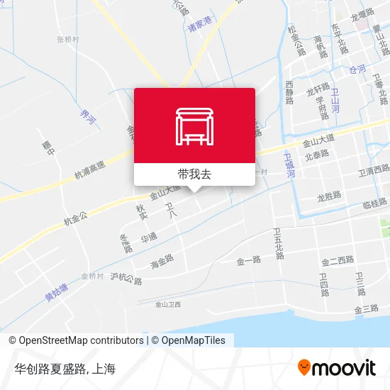 华创路夏盛路地图