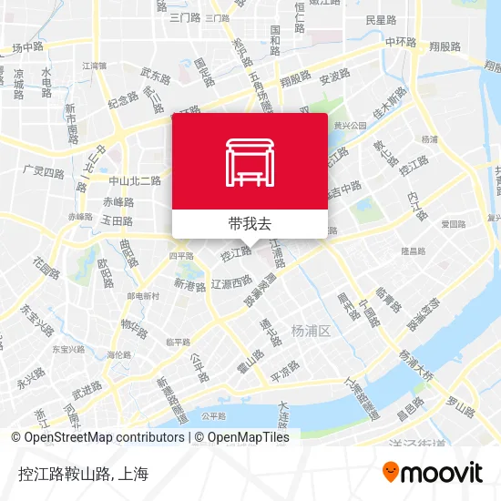 控江路鞍山路地图