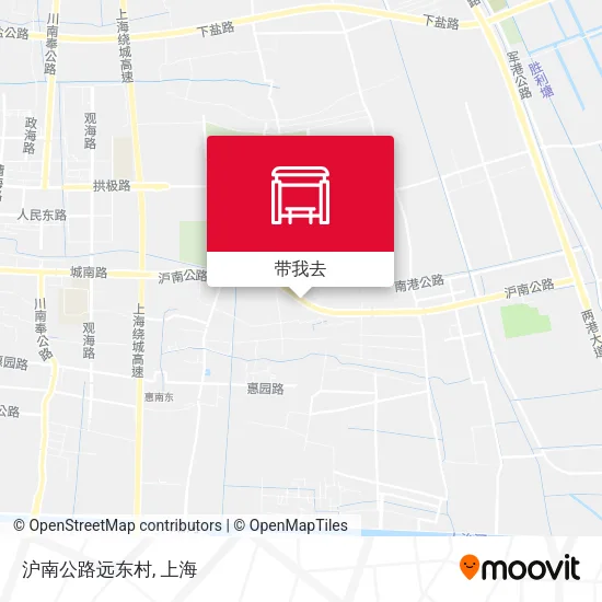 沪南公路远东村地图