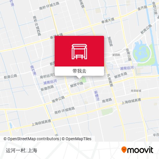 运河一村地图