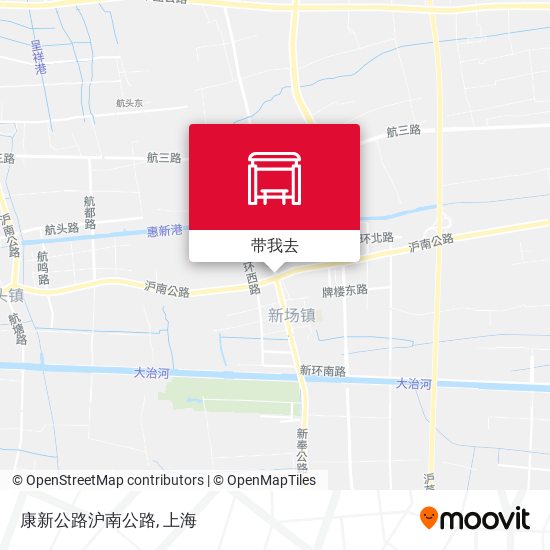 康新公路沪南公路地图