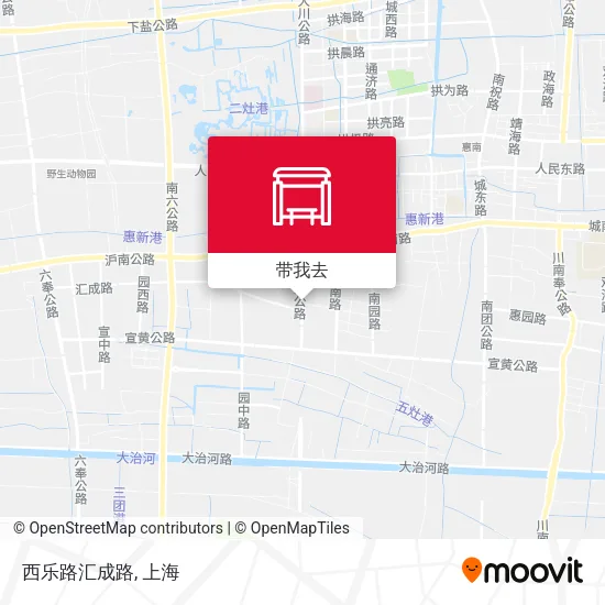 西乐路汇成路地图