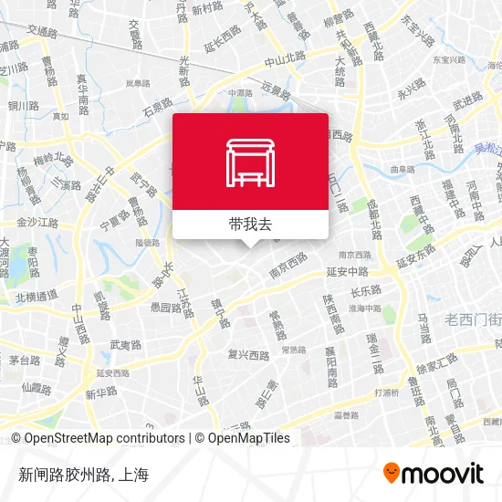 新闸路胶州路地图