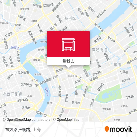 东方路张杨路地图