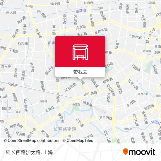 延长西路沪太路地图