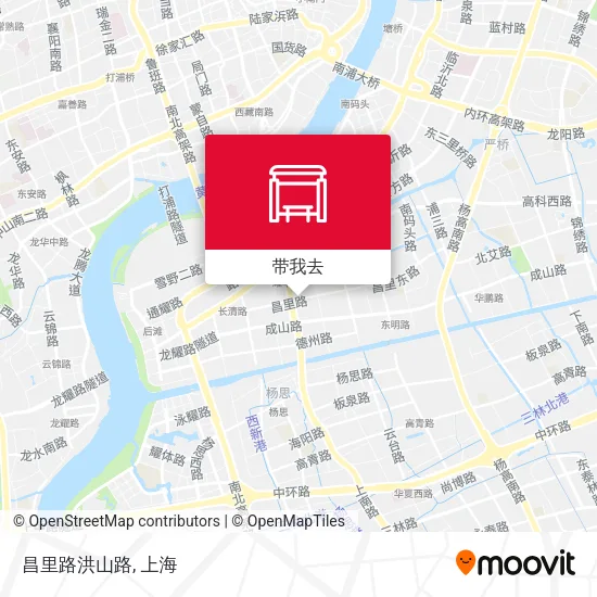 昌里路洪山路地图