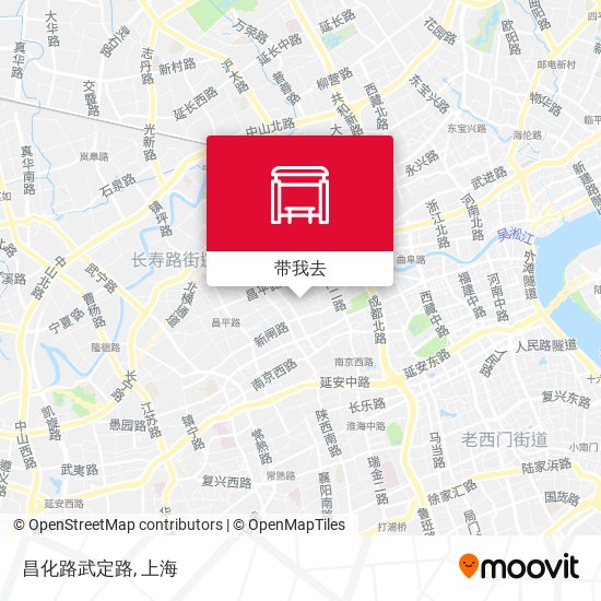 昌化路武定路地图