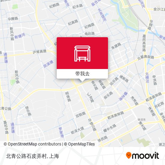 北青公路石皮弄村地图