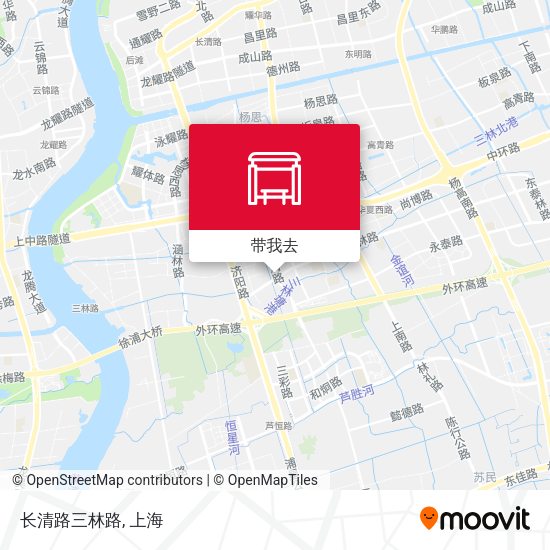 长清路三林路地图