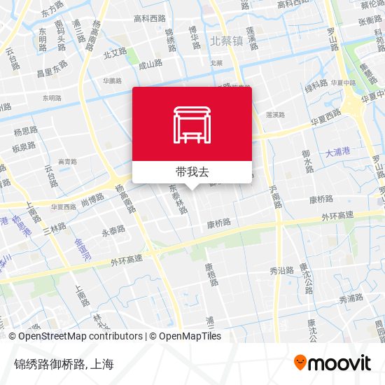锦绣路御桥路地图