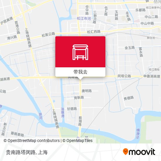 贵南路塔闵路地图