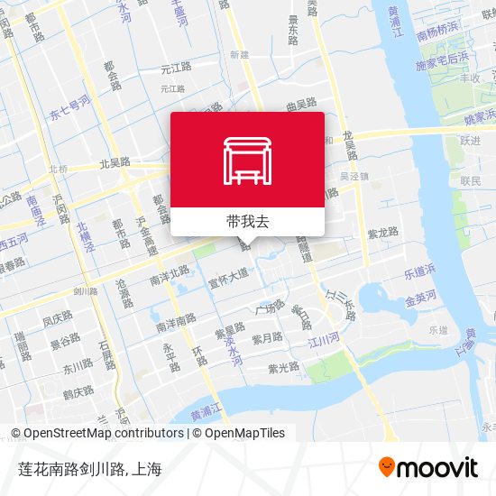 莲花南路剑川路地图
