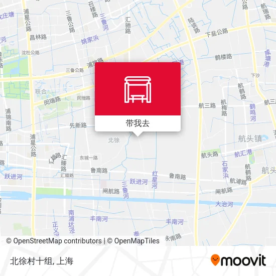 北徐村十组地图