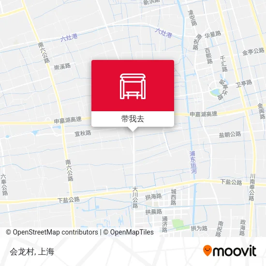 会龙村地图