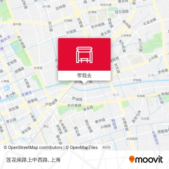 莲花南路上中西路地图