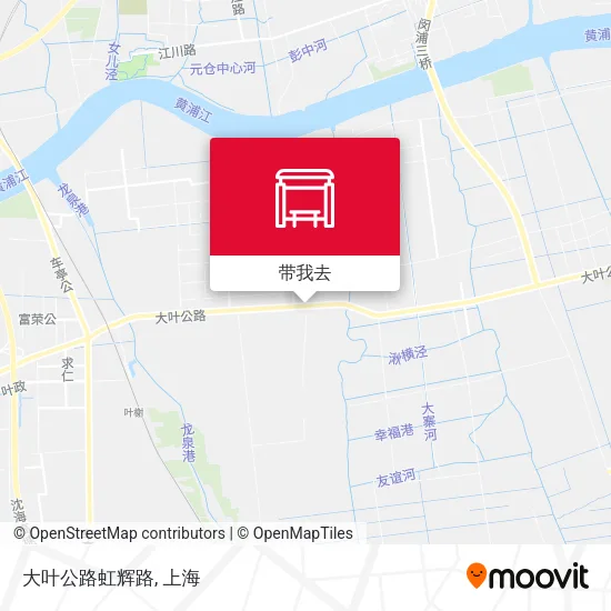大叶公路虹辉路地图