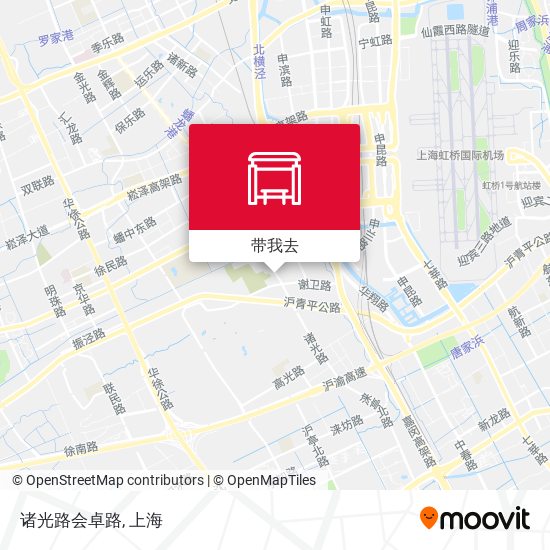 诸光路会卓路地图